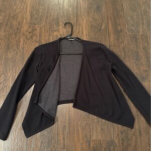 black cardigan